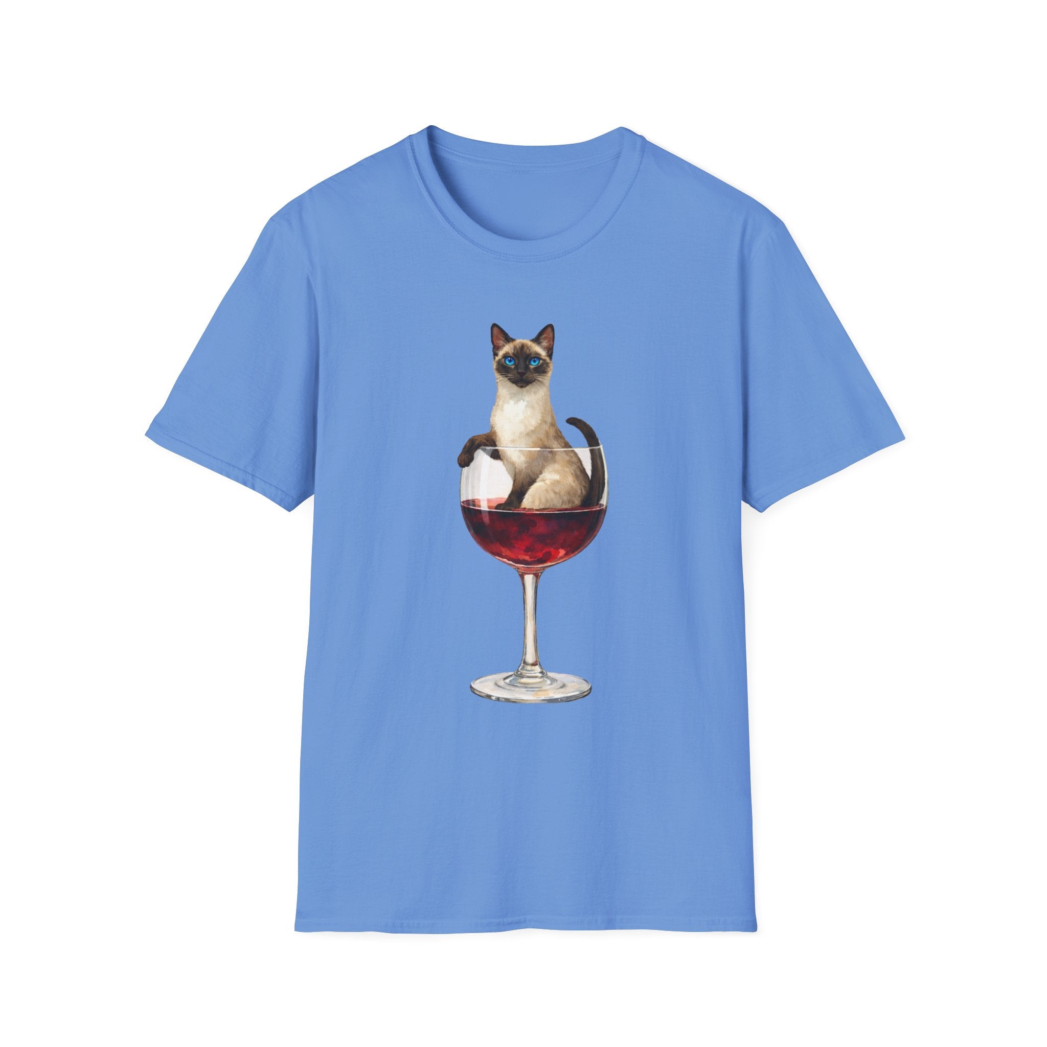 Aristocrat Cat in a Wine Glass T-Shirt