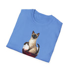 Aristocrat Cat in a Wine Glass T-Shirt