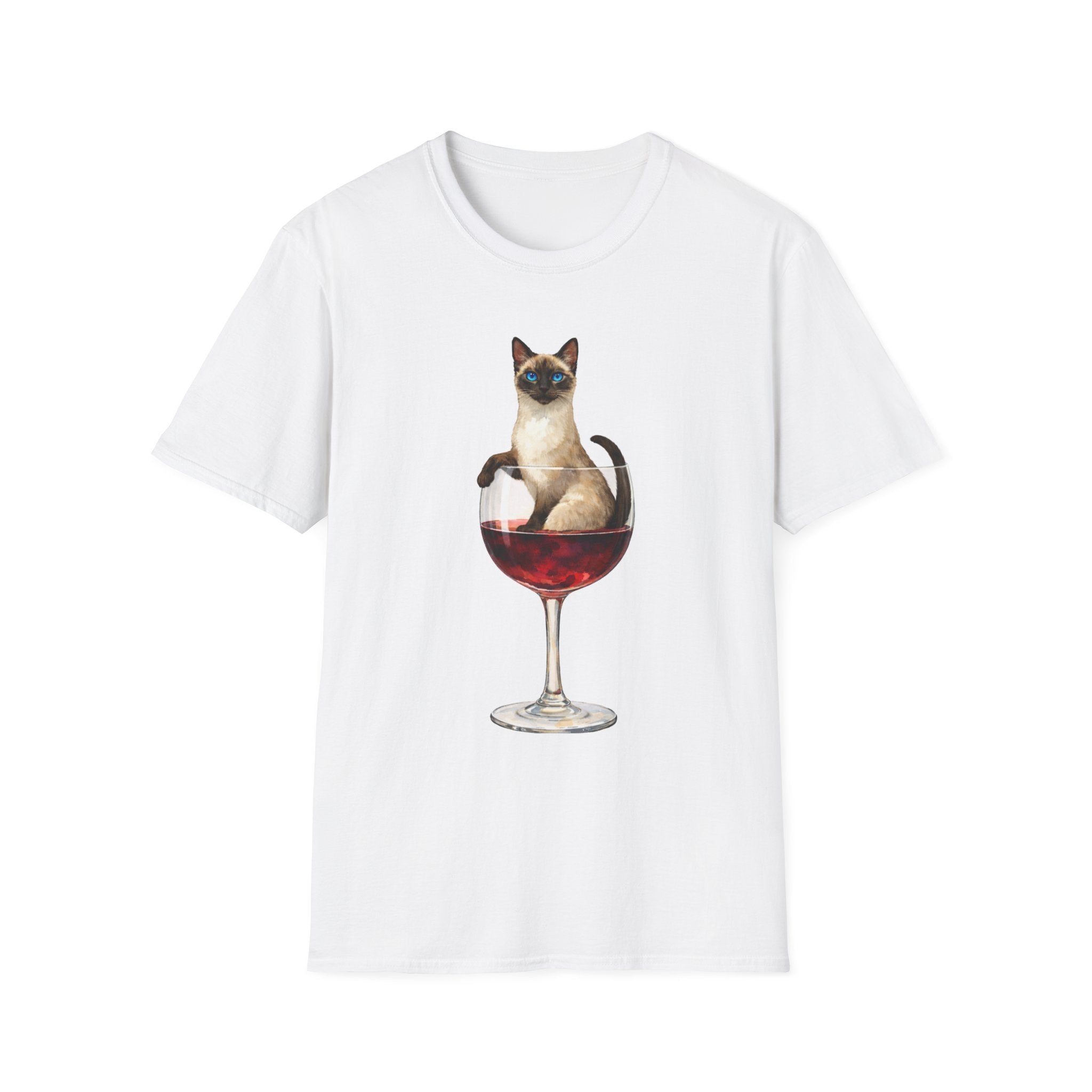 Aristocrat Cat in a Wine Glass T-Shirt