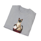 Aristocrat Cat in a Wine Glass T-Shirt