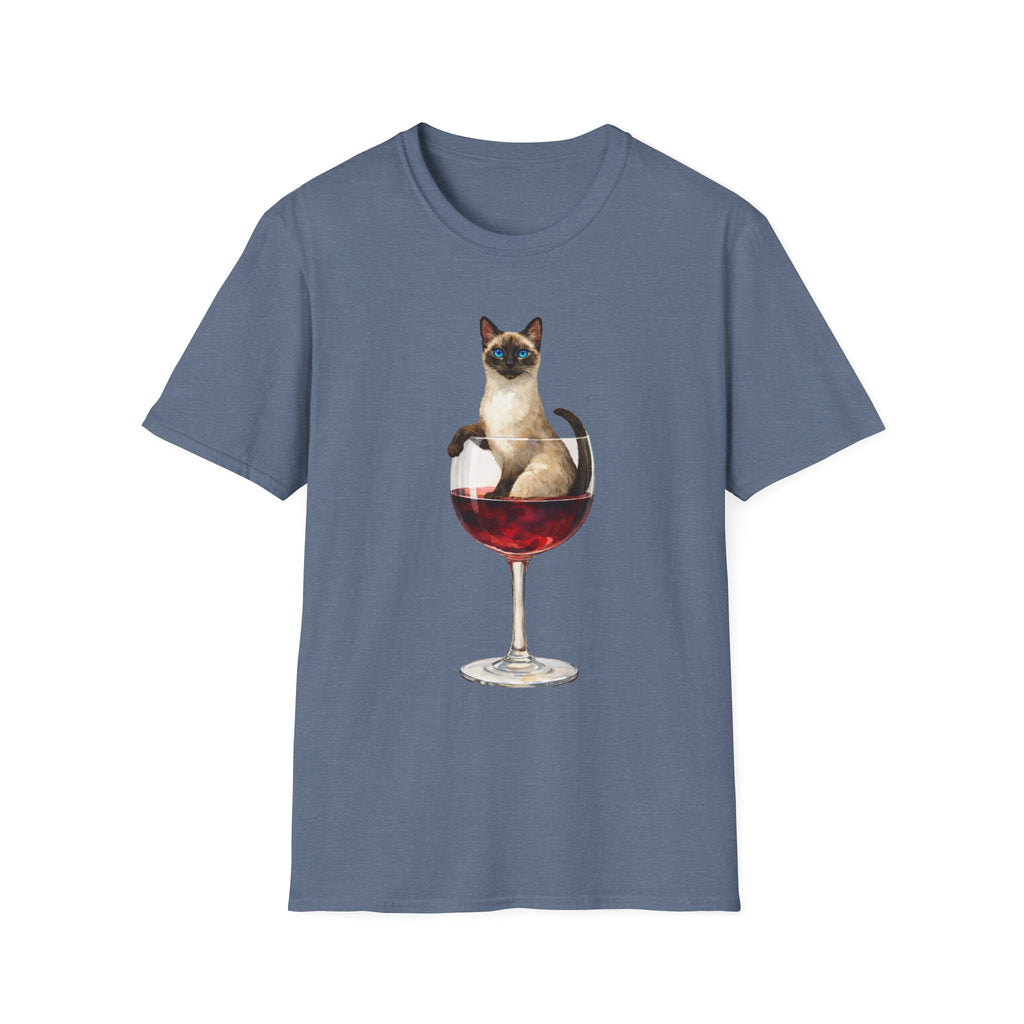 Aristocrat Cat in a Wine Glass T-Shirt