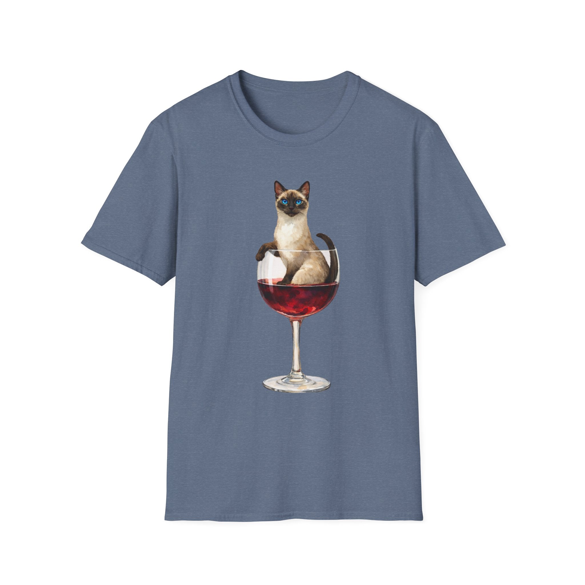 Aristocrat Cat in a Wine Glass T-Shirt