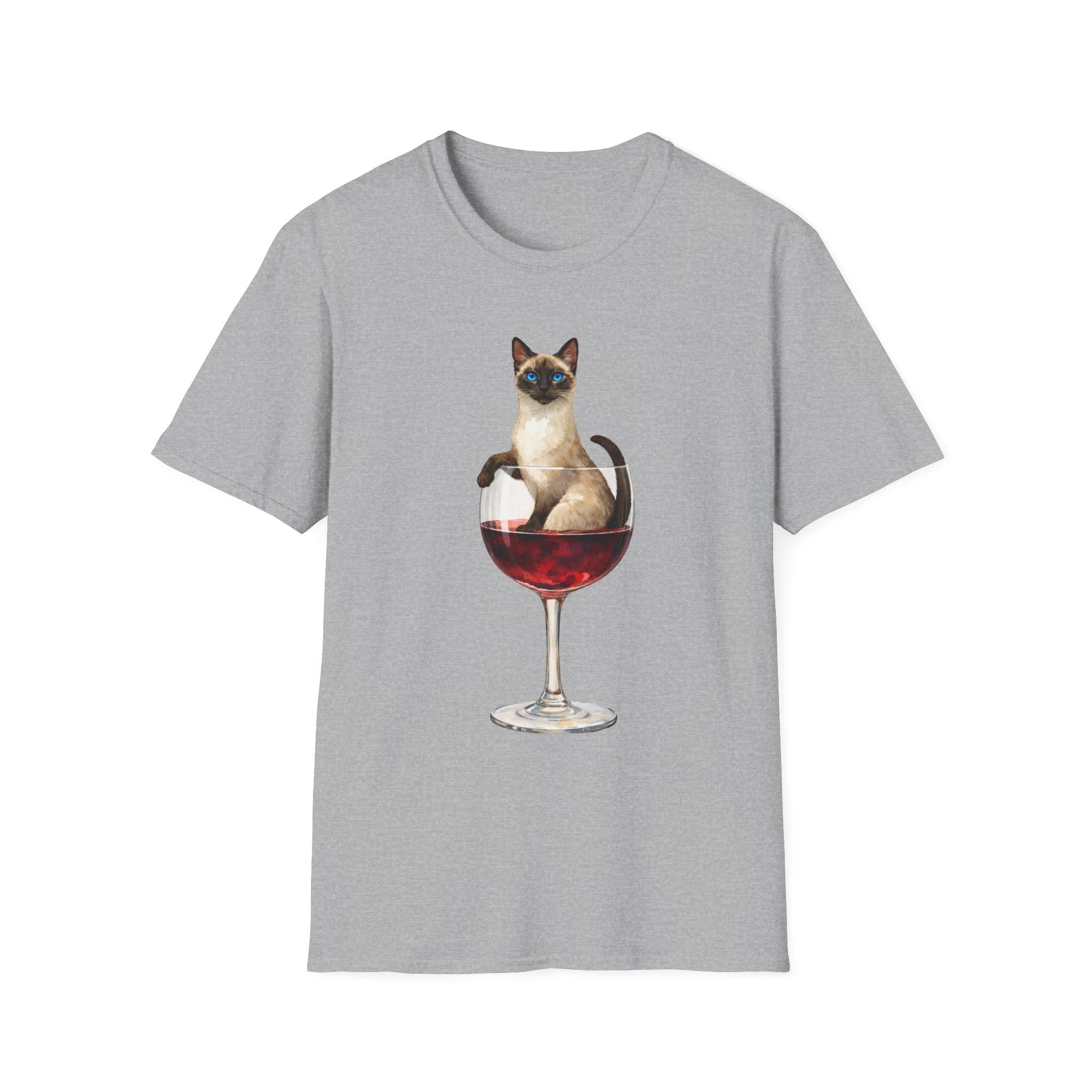 Aristocrat Cat in a Wine Glass T-Shirt