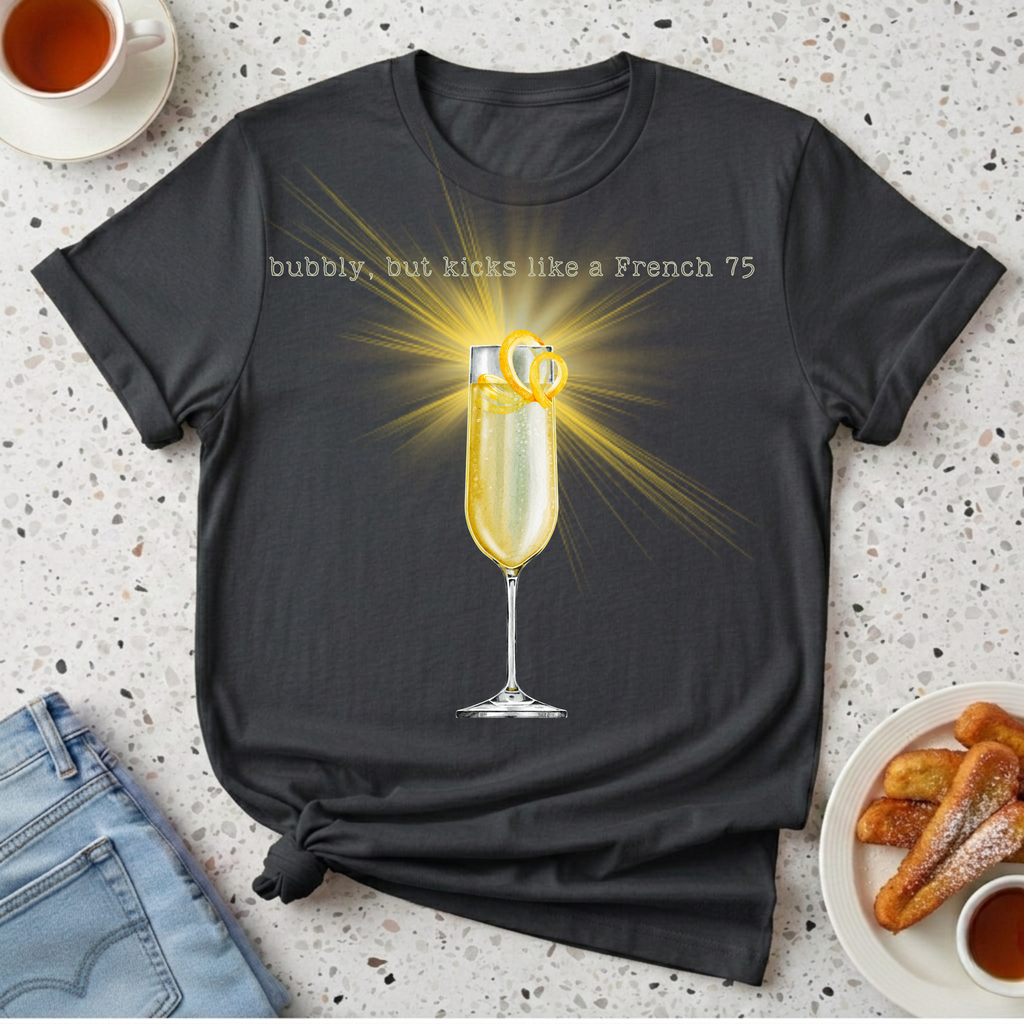 French 75 Cocktail T-Shirt
