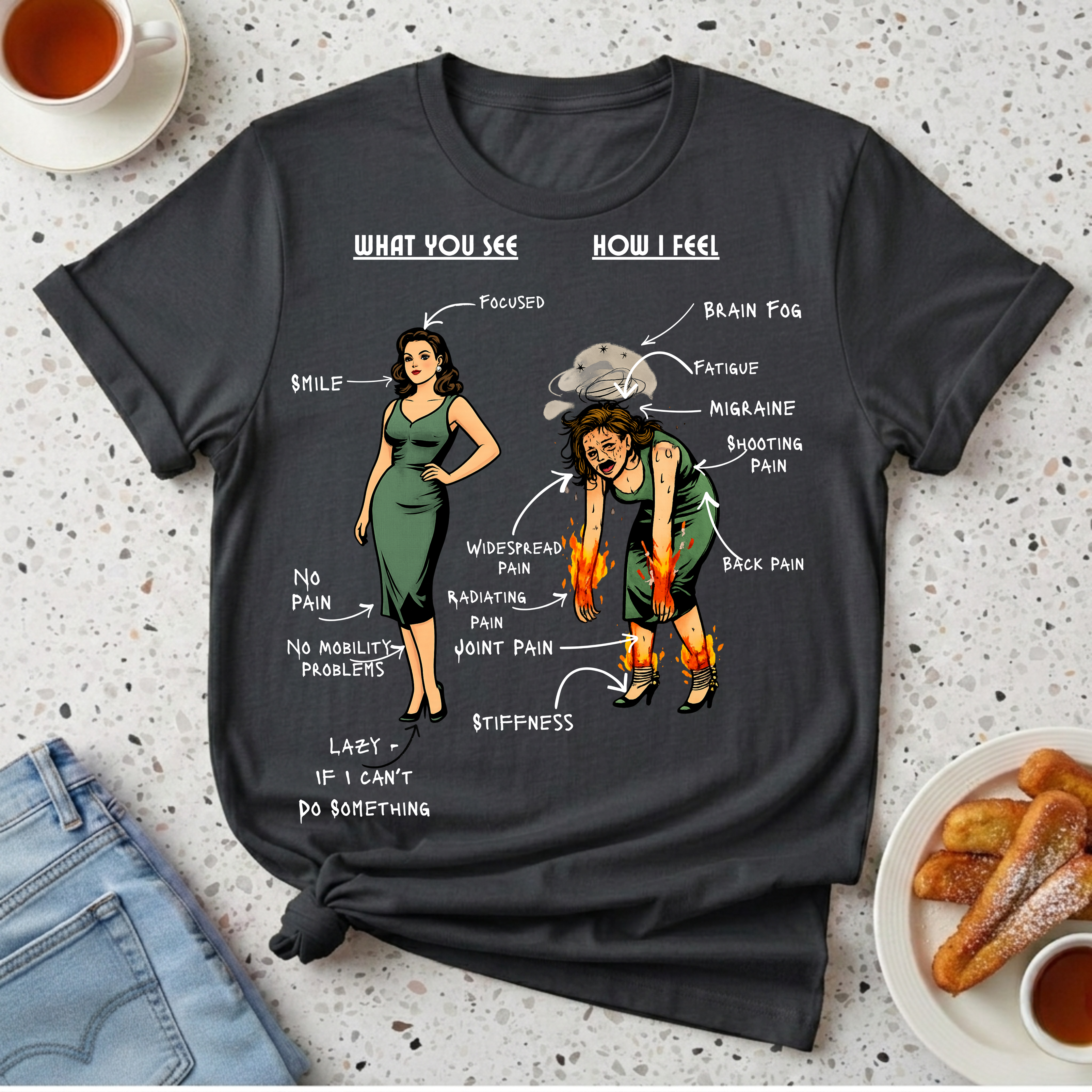 What You See vs How I Feel T-Shirt