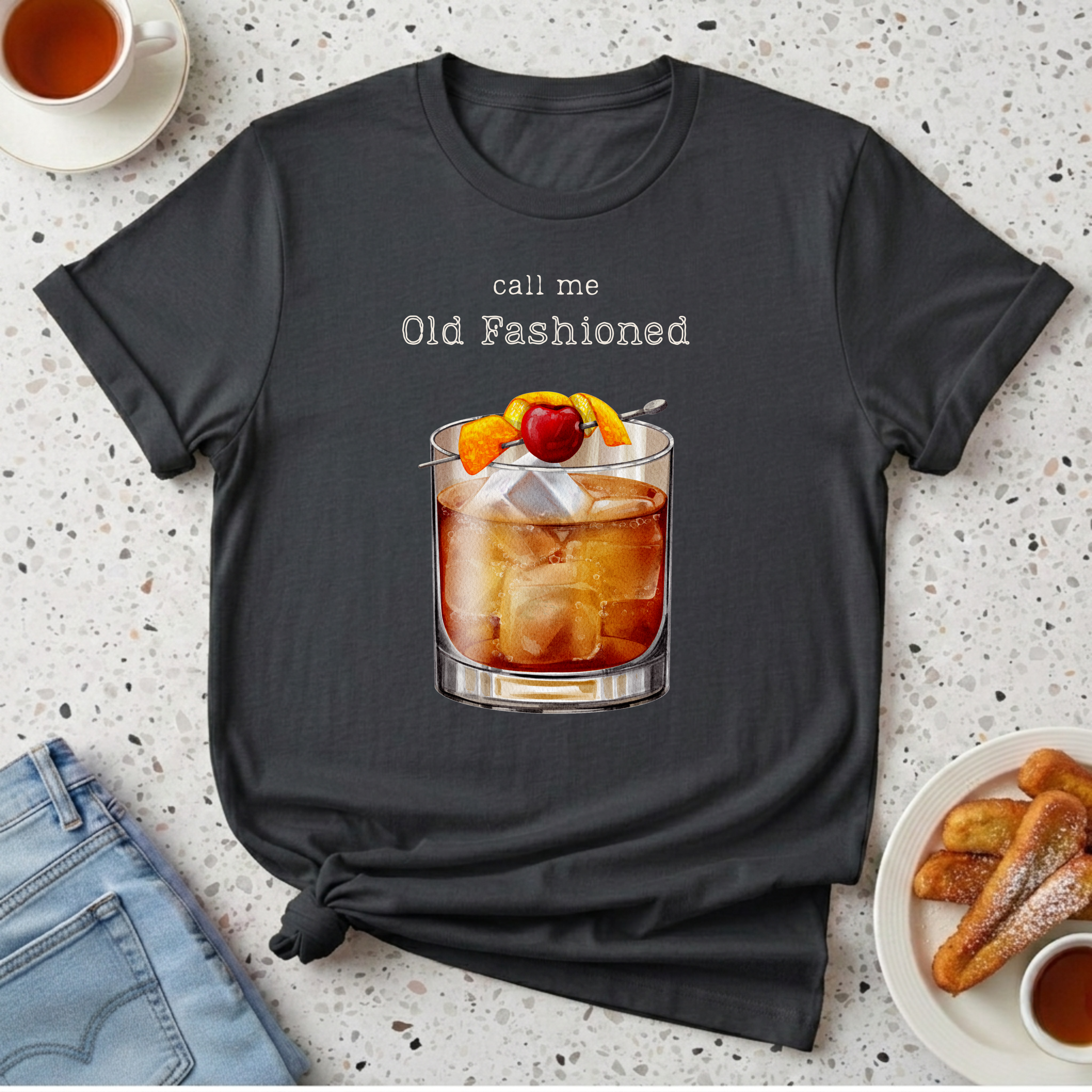 Old Fashioned Cocktail T-Shirt
