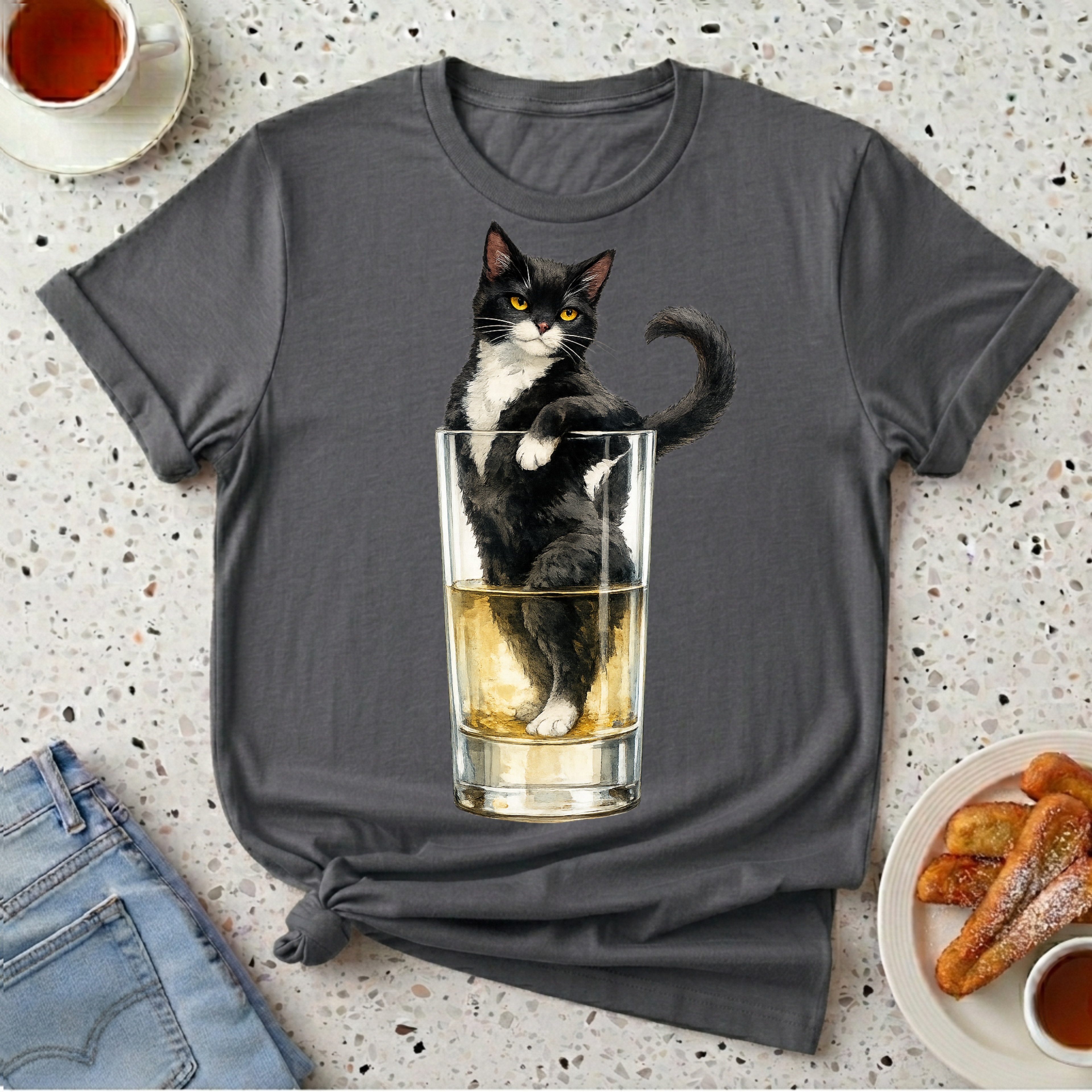 Tuxedo in a Highball T-Shirt
