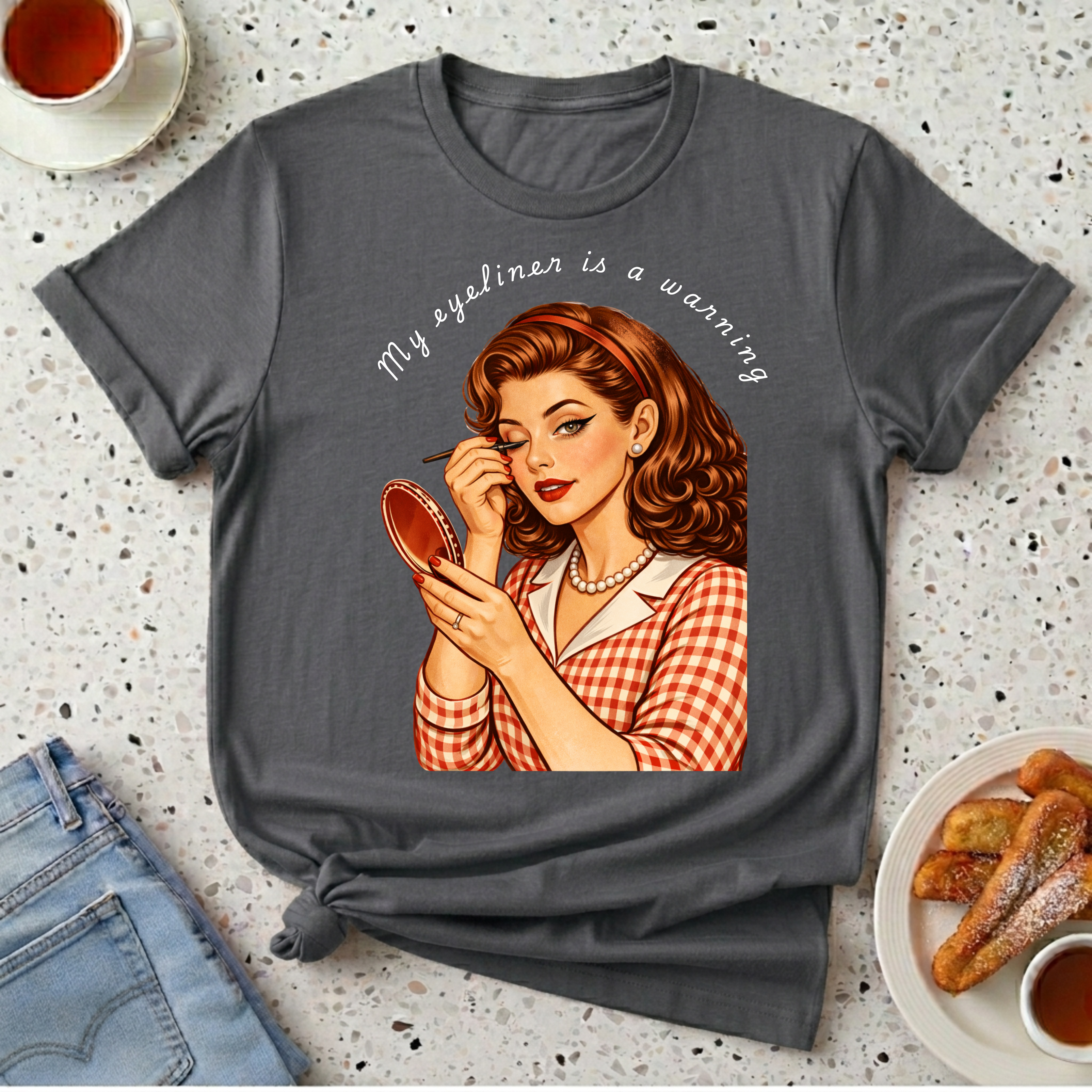 My eyeliner is a warning T-Shirt