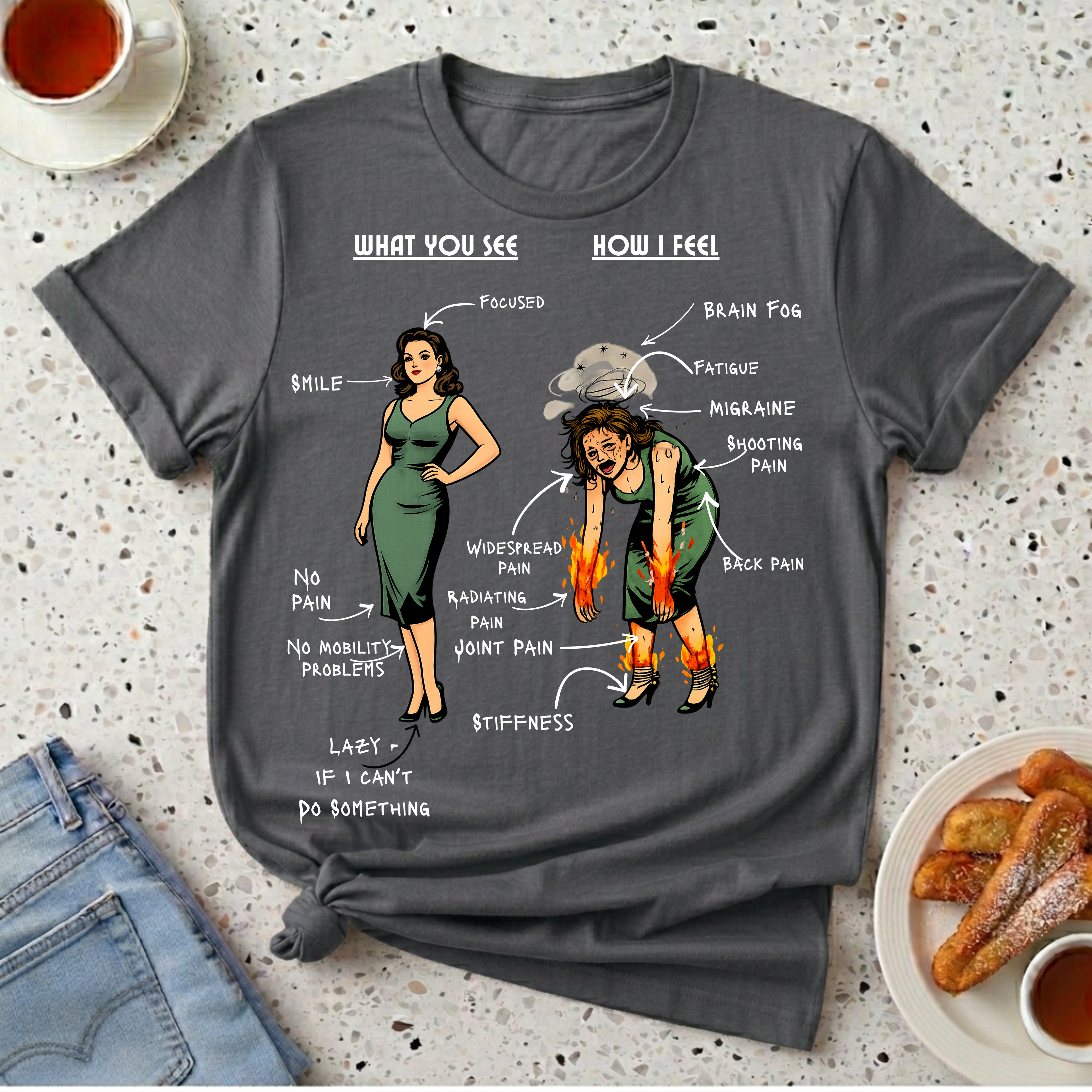 What You See vs How I Feel T-Shirt