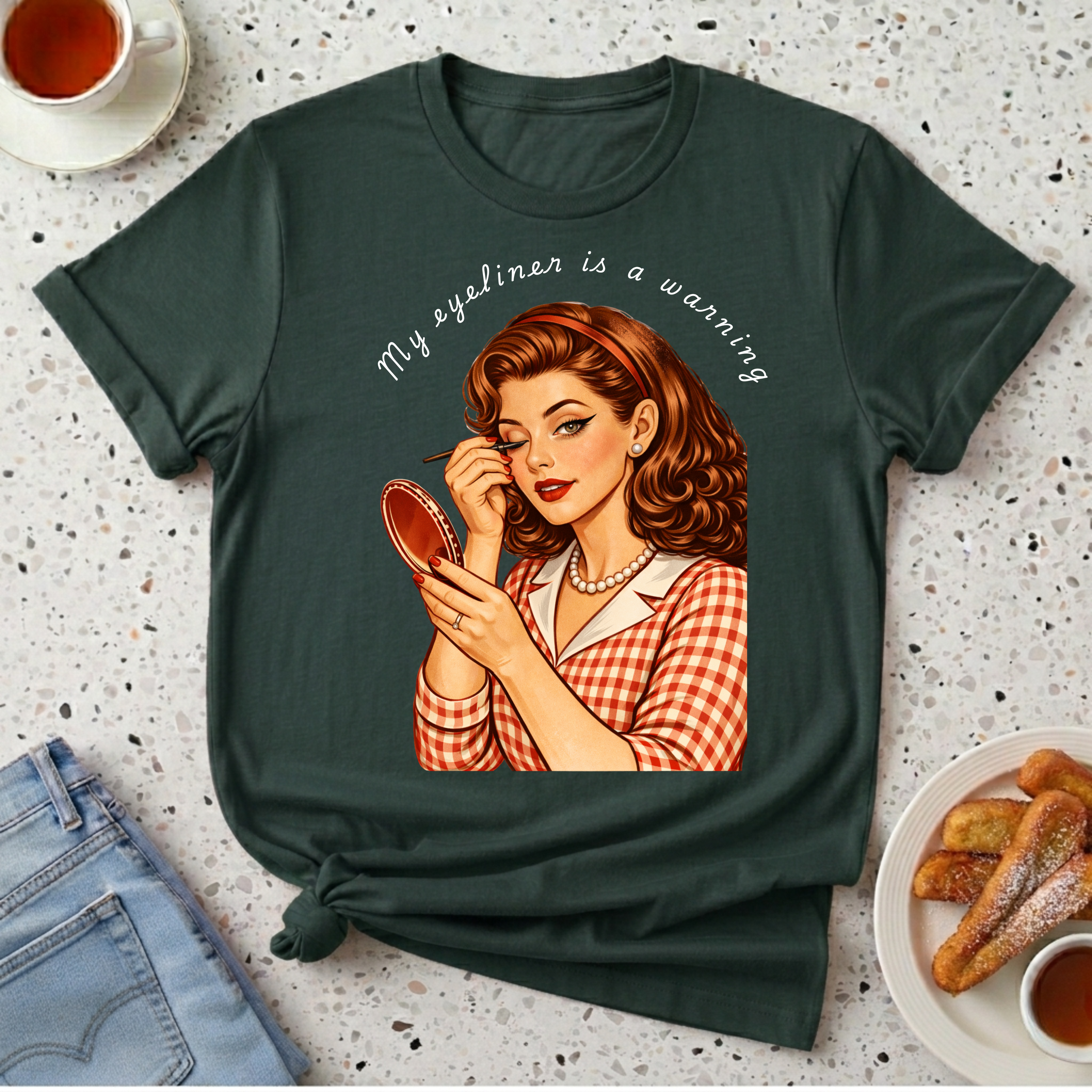 My eyeliner is a warning T-Shirt