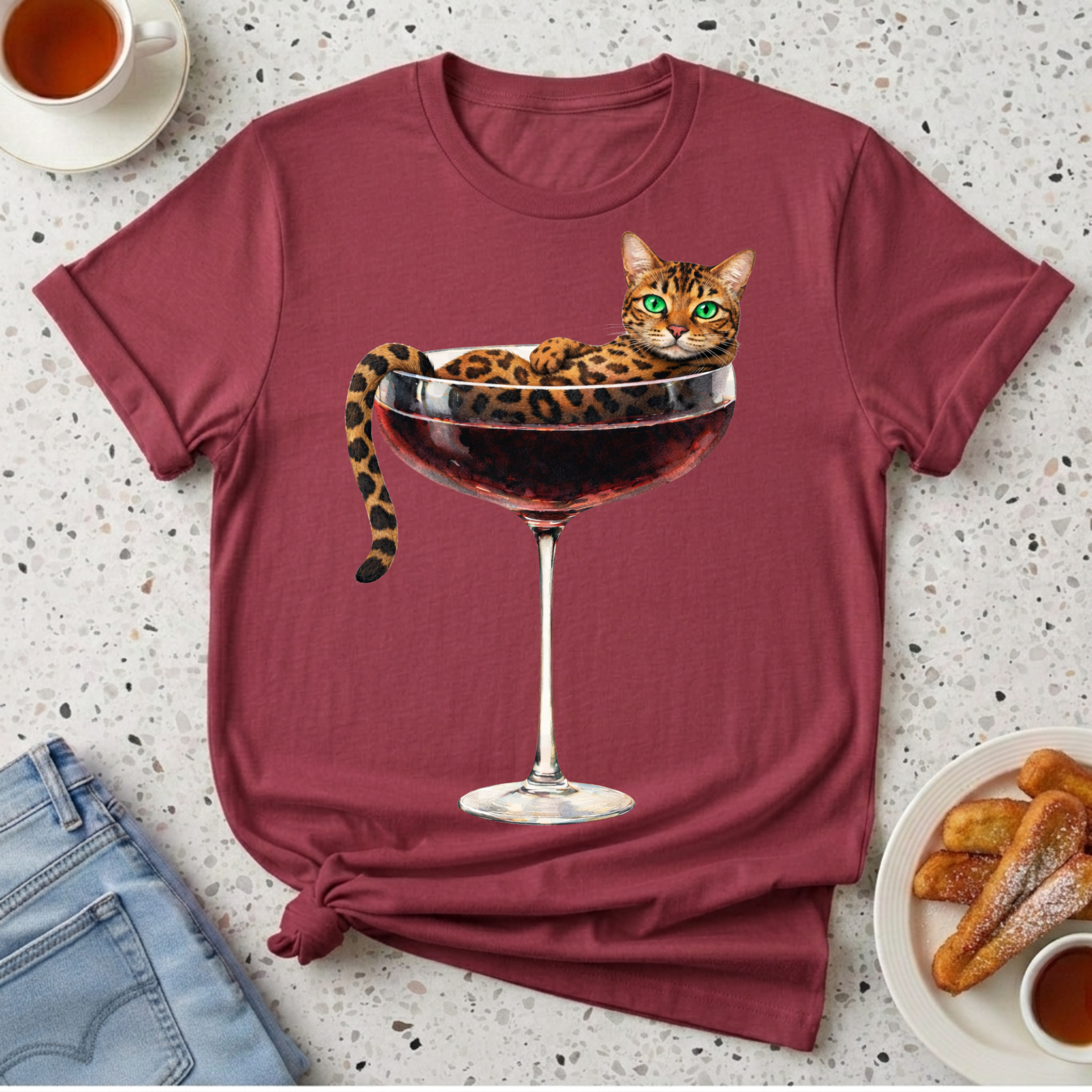 Cat in a Coupe T-Shirt
