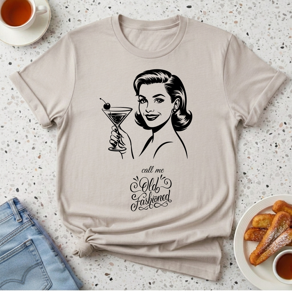 Call Me Old Fashioned Woman T-Shirt