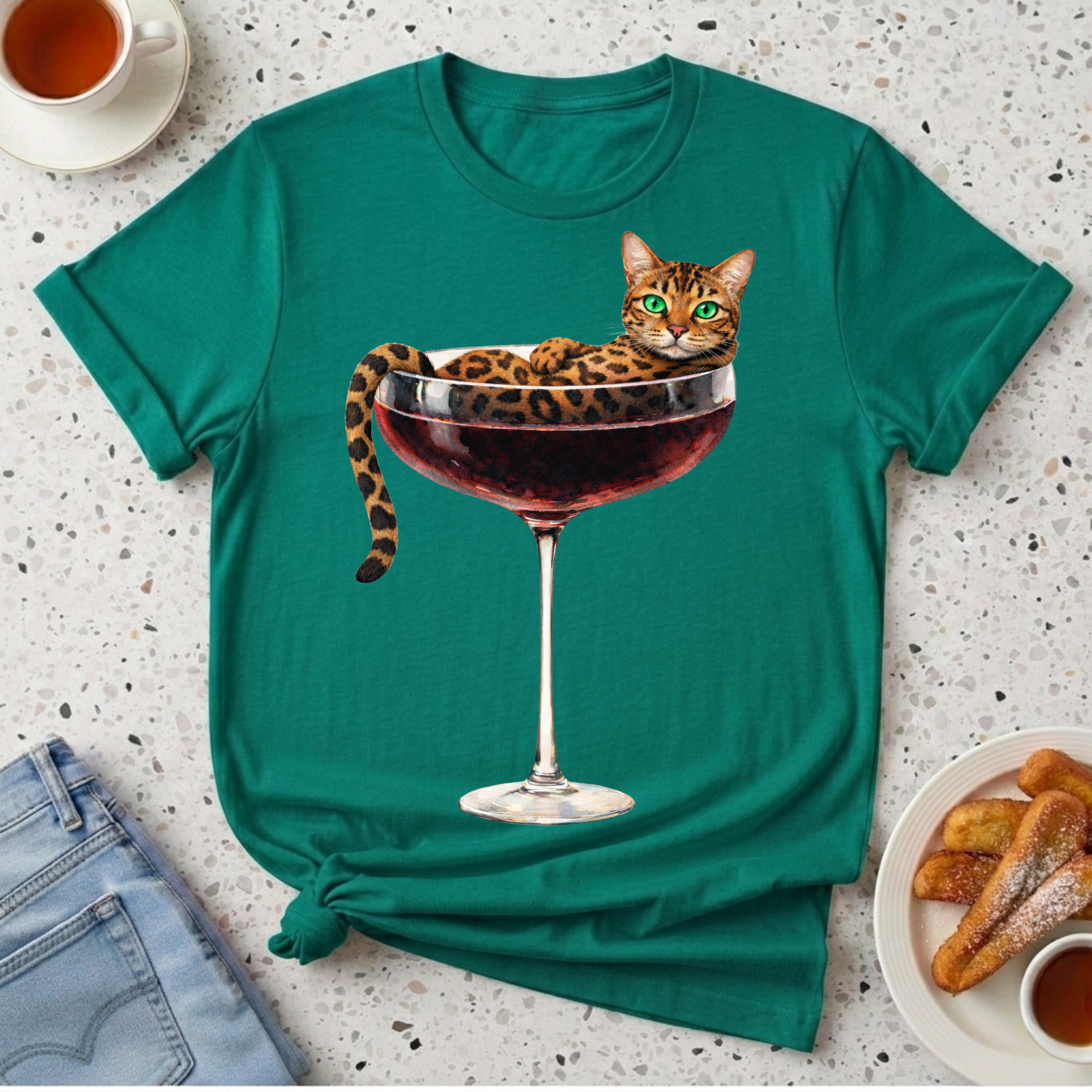 Cat in a Coupe T-Shirt