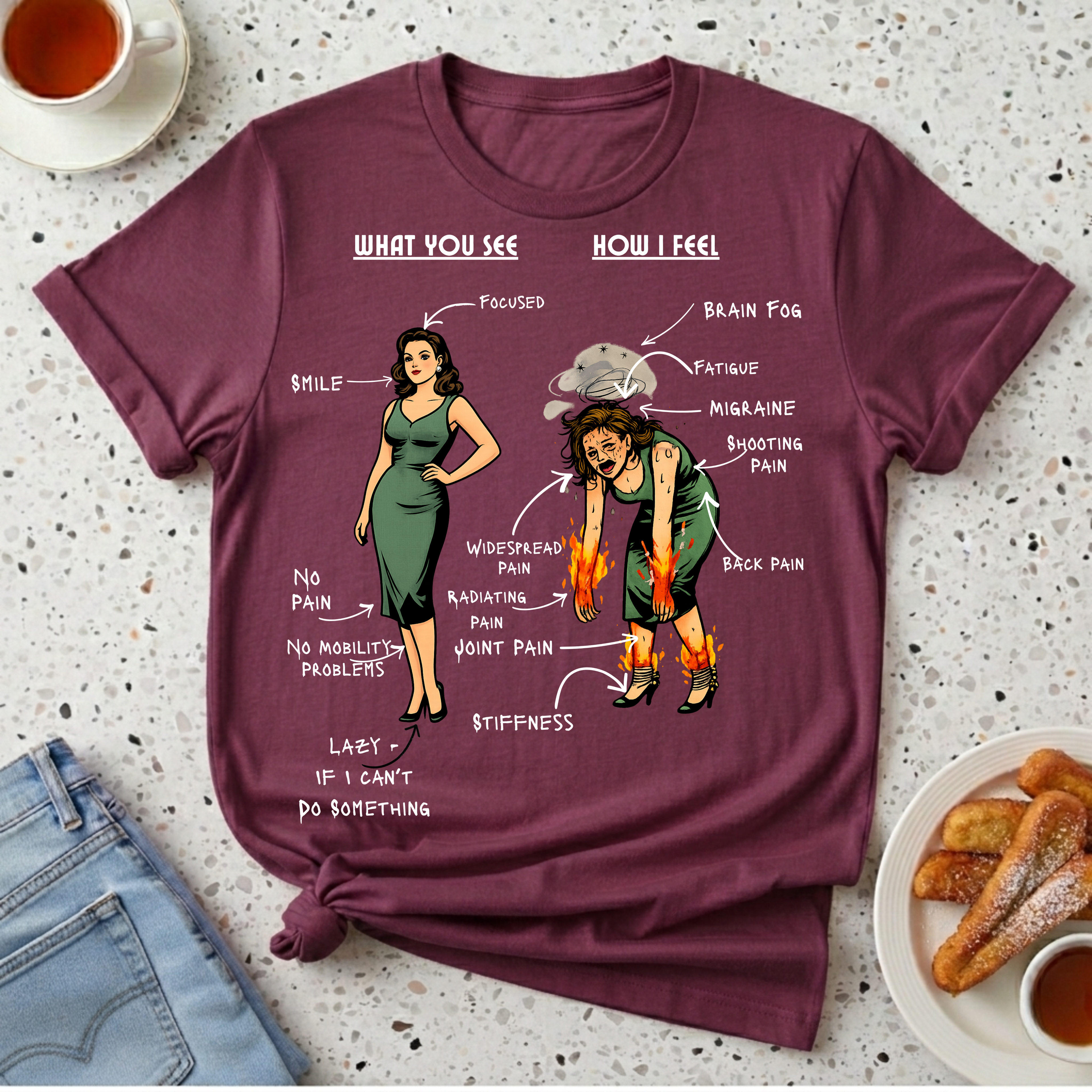 What You See vs How I Feel T-Shirt