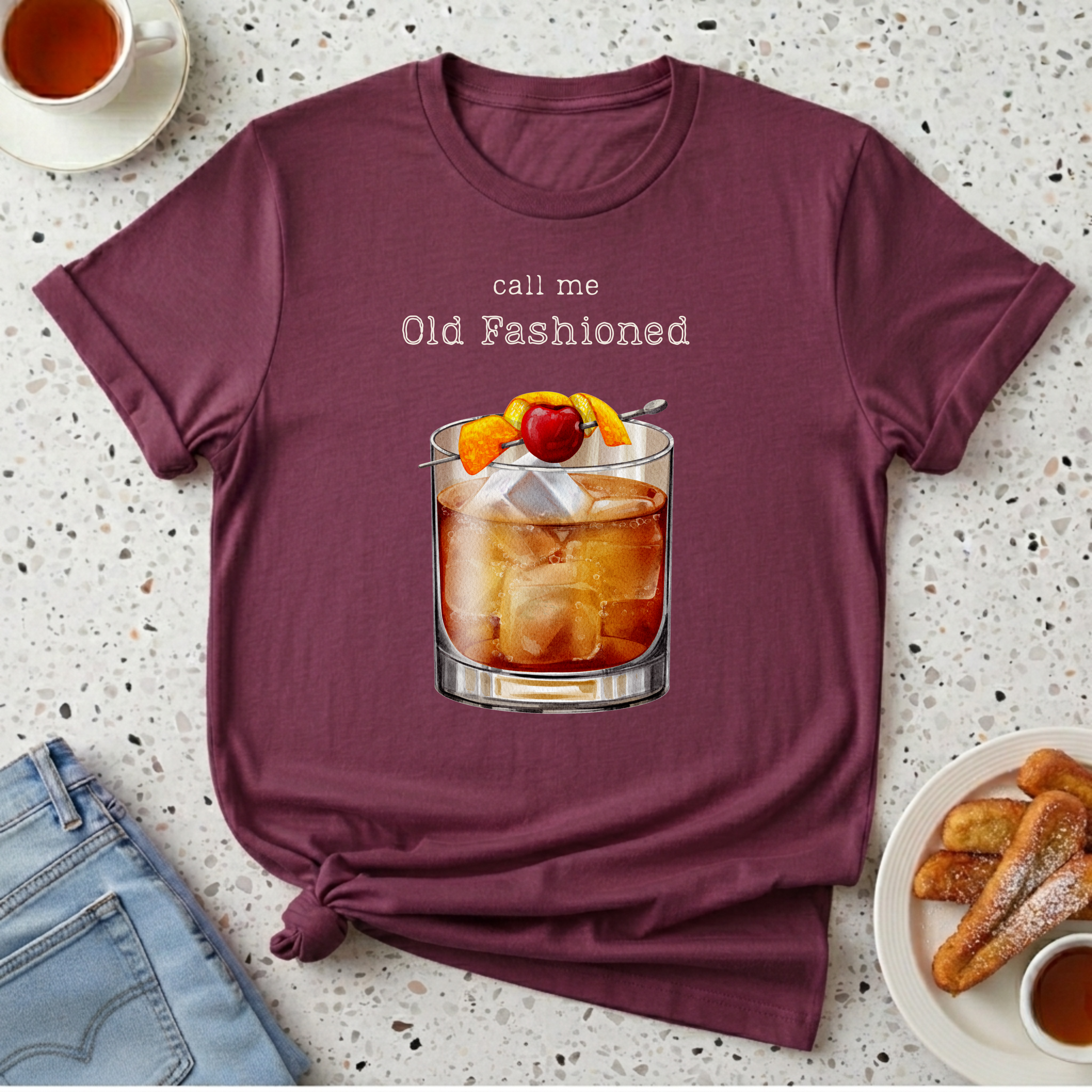 Old Fashioned Cocktail T-Shirt