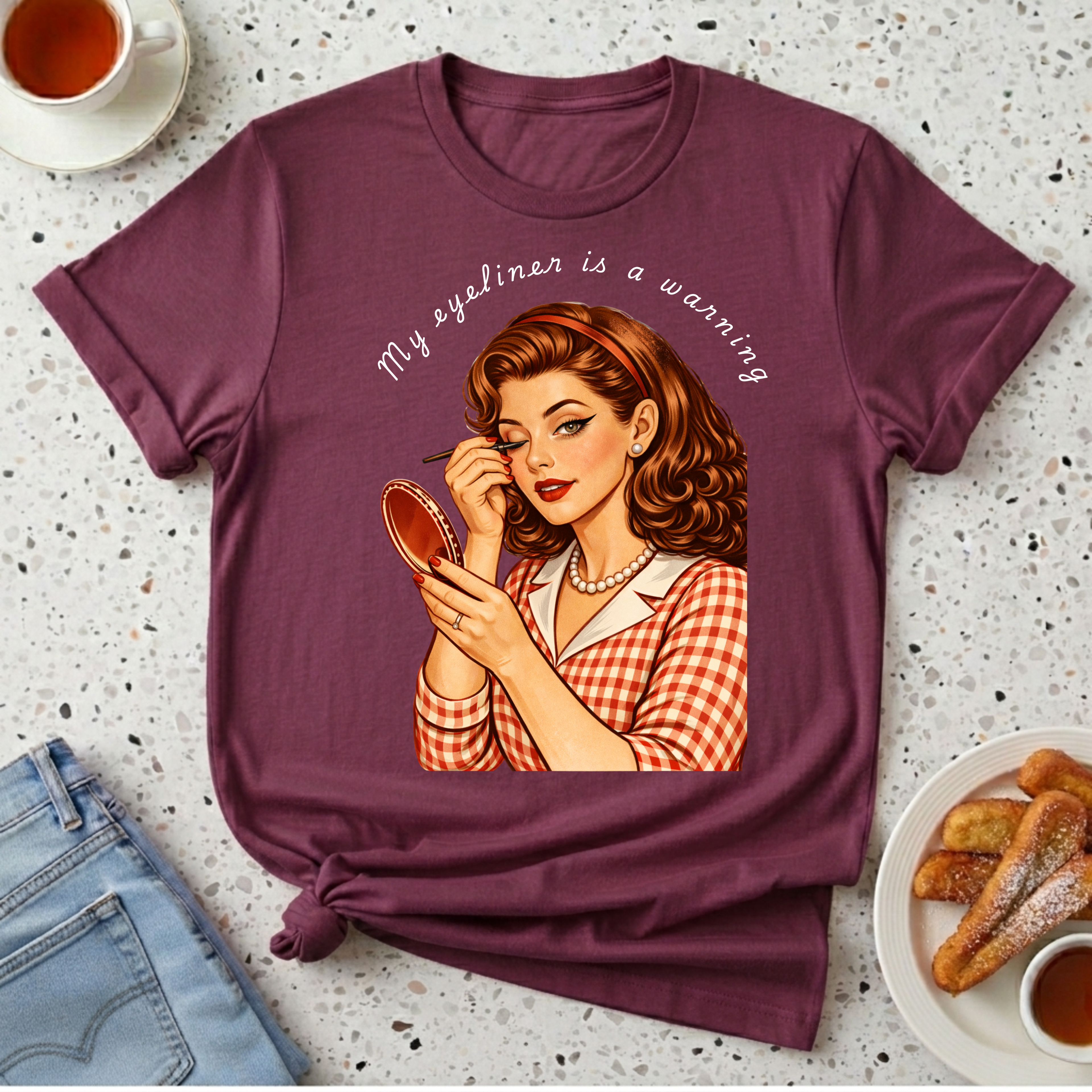 My eyeliner is a warning T-Shirt