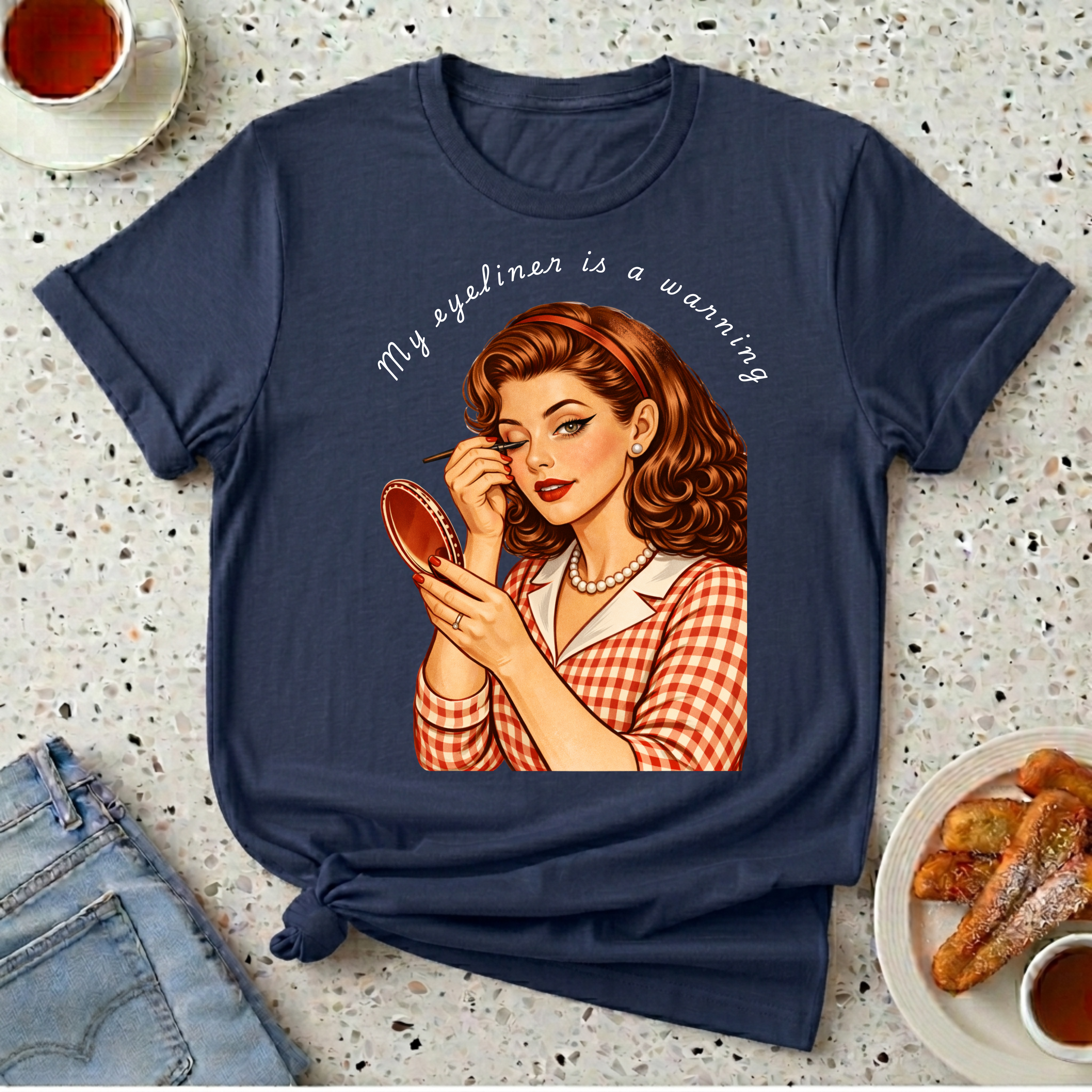 My eyeliner is a warning T-Shirt