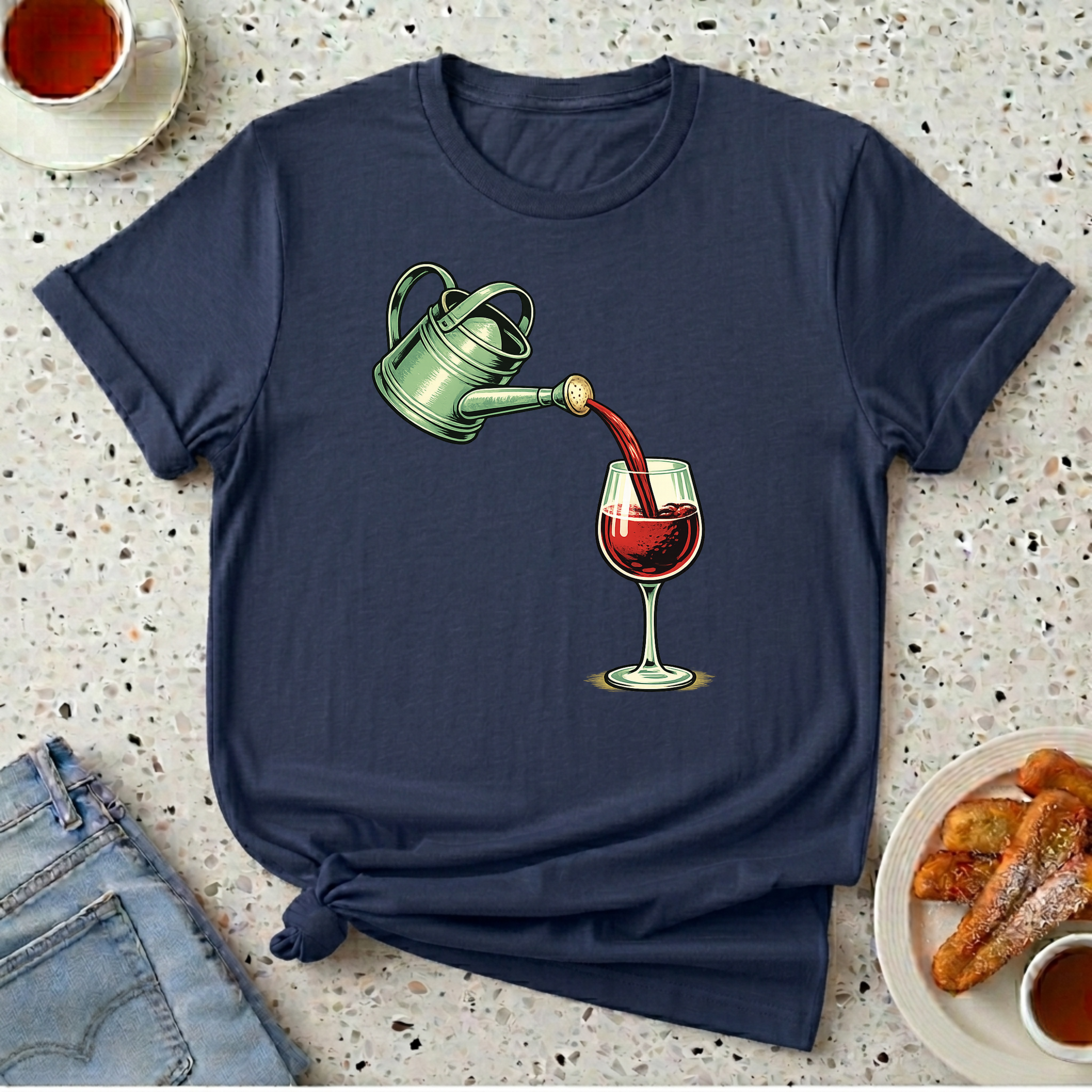 Wine Watering Can T-Shirt