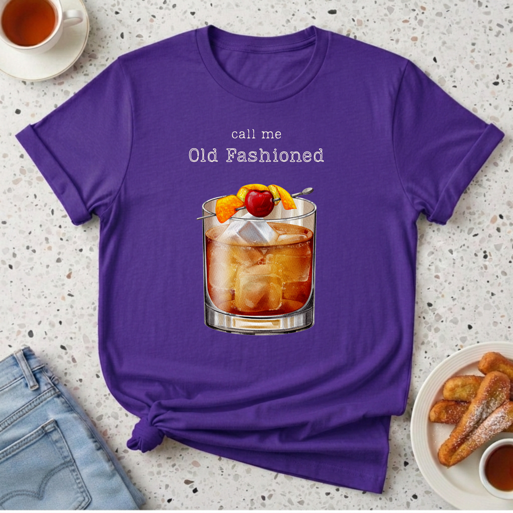 Old Fashioned Cocktail T-Shirt